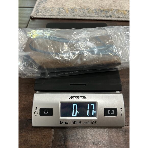 Vintage Camden Court Brown Black Polyester Tie Blue Abstract Design - Picture 7 of 7